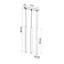 Pastelo 3 - Light Kitchen Island Pendant-93585080