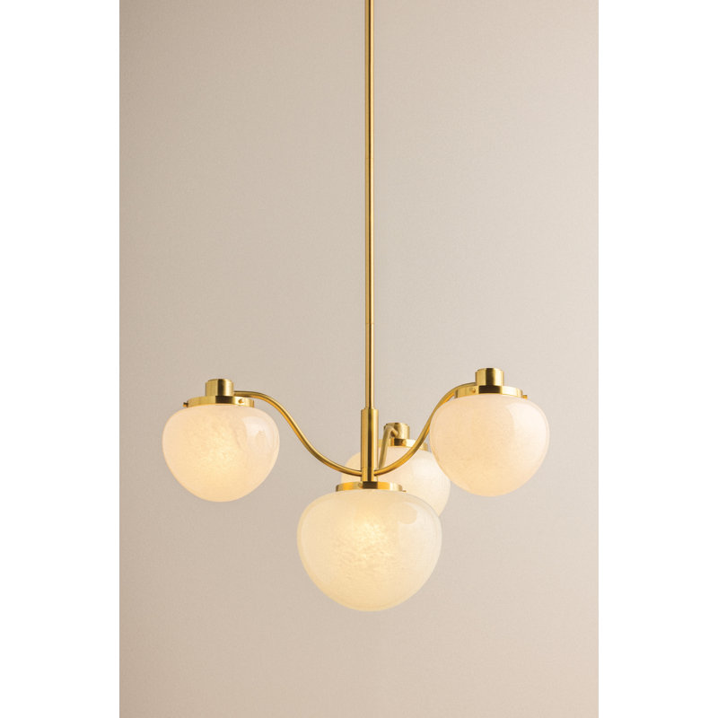 Lustre Kristen, H 17 po x l 29,75 po x P 29,75 po, Quatre lumières