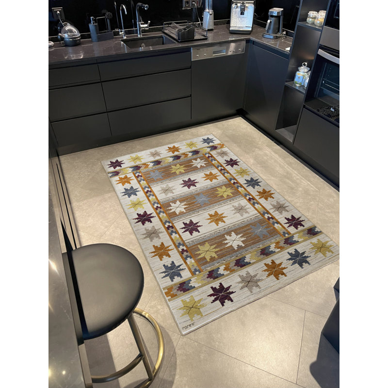 Tapis rectangulaire Kalervo, Rectangle 2 pi 8 po x 5 pi