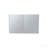 19.7" H X 31.5" W Double Door Mirror Medicine Cabinet, Three Interior Shelves For Bathroom, Kitchen White-1820502225
