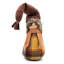 Ensemble de 2 gnomes de récolte d'automne avec chemises à carreaux et chapeaux enroulés, 18,9 po de hauteur