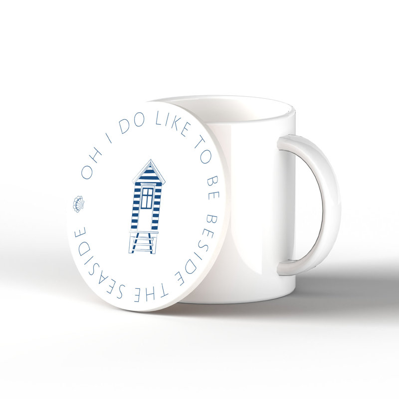 Beach Hut Coaster 100X100