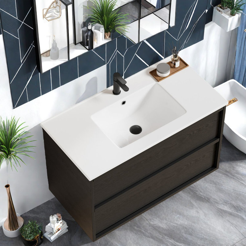 Meuble-lavabo compact (doit inclure à la fois le meuble-lavabo et le lavabo) MDF Modern Home