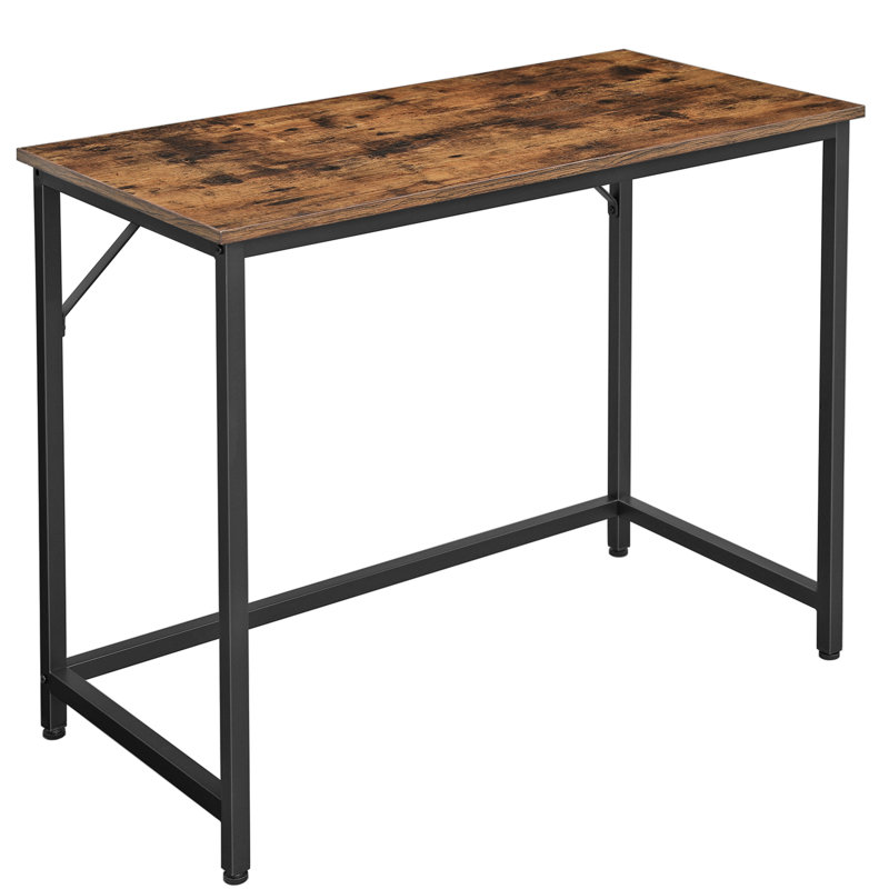 Wydmire Desk, 29.5" H x 39.4" W x 19.7" D, Rustic Brown/Black