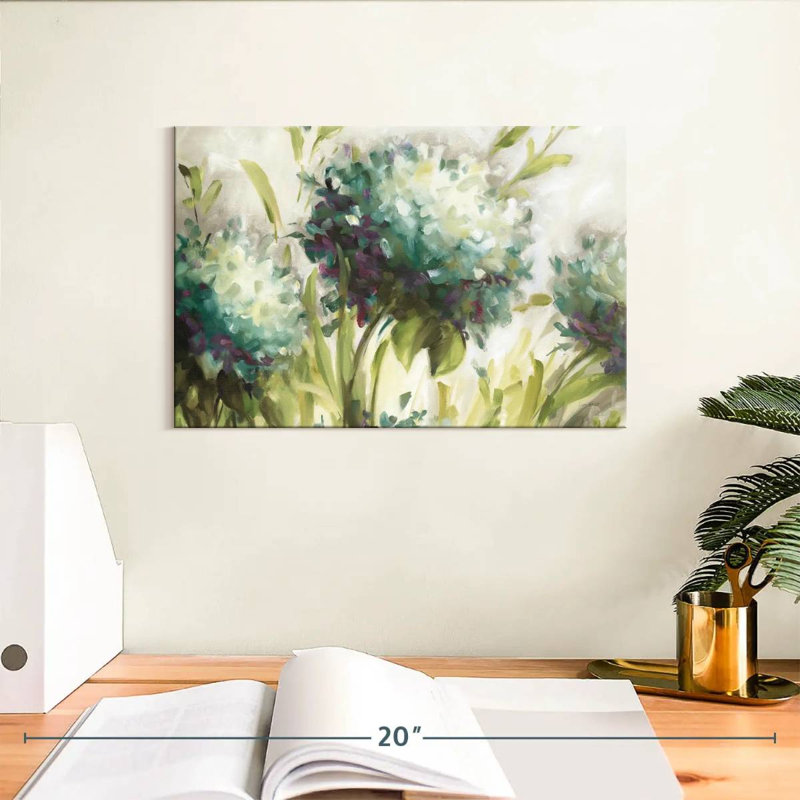 Harnek Hydrangea Field II, 8" H x 12" W