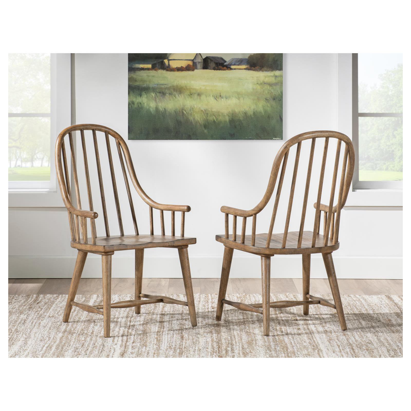 Country Living Windsor Arm Chair 1, Brown