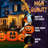 94" W Lighted Self-Inflating Halloween Pumpkin Family with Ghost Inflatable 