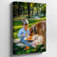 Toile dans un parc vibrant avec les teintes de la nature, art mural-2109330572