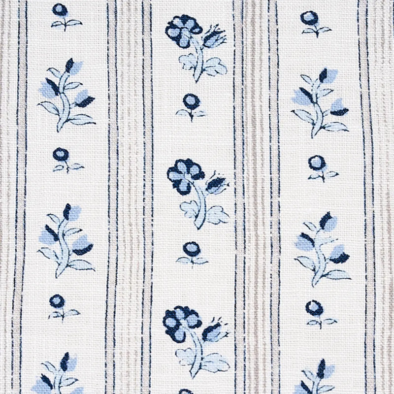 Tissu Cabanon, Bleu