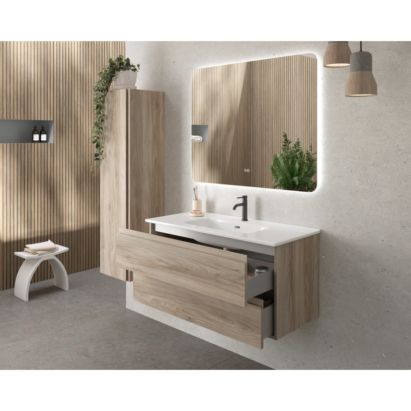 Base de meuble-lavabo simple Pasadena 40 seulement, Pin