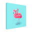 «Flamingo on Resort», reproduction sur toile tendue-95430408