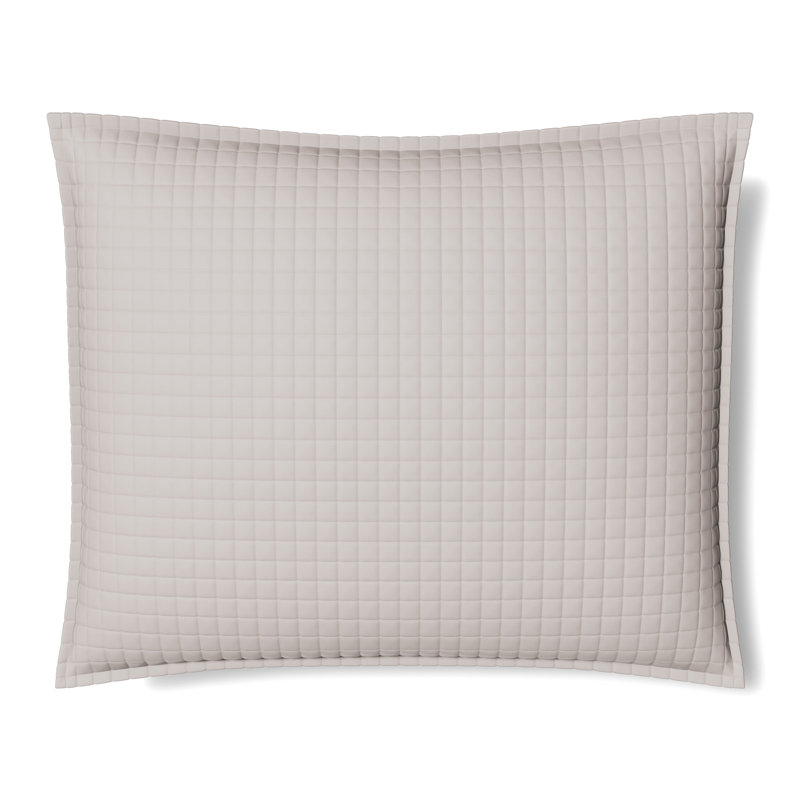 Ready-to-Bed Rectangular Pillow Cover & Insert, Silver