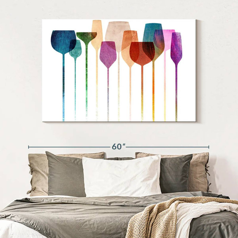 Senne Colorful Party Glasses, 34" H x 51" W