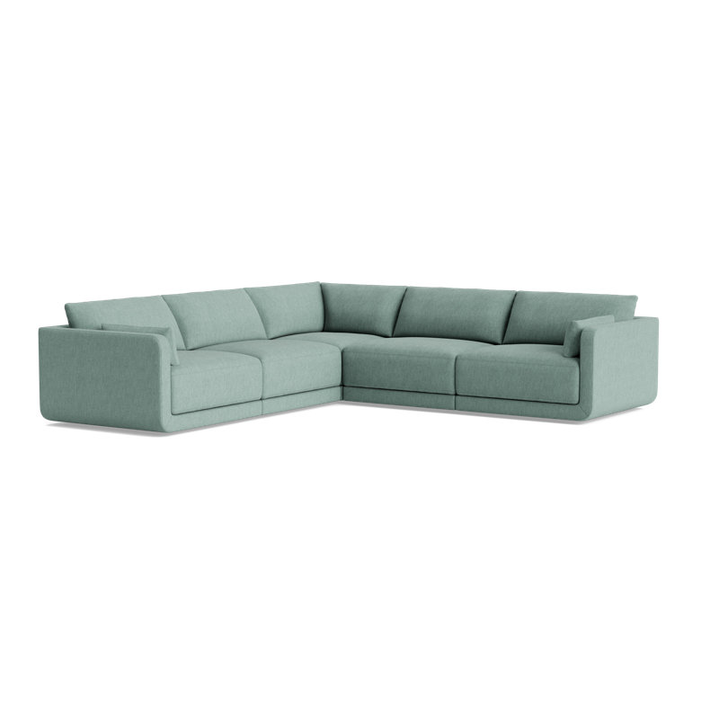 Eva Modular Sectional, Performance Weave - Spa