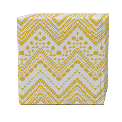 Rectangular Chevron Cotton Twill Tablecloth