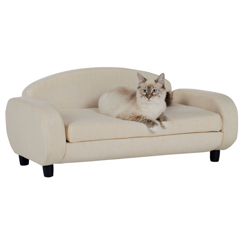 Canapé pour chien Hymel, Avoine (blanc), Petit (l 31,5 po x P 19,5 po x H 15,5 po)