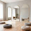 Grand miroir de sol moderne Malesha -1042607051-1042607050