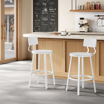 Anginette Counter Stool with Metal Frame
