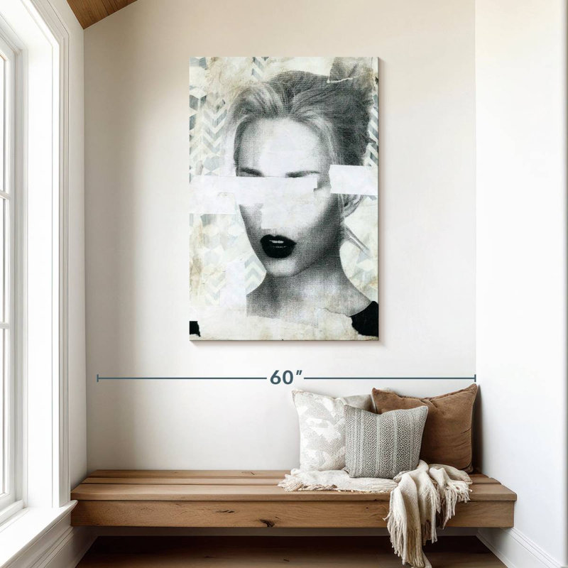 Leisha déchiré I, H 45 po x l 30 po