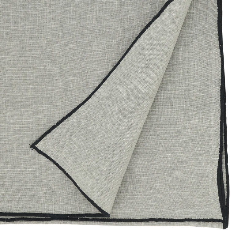 Riggs Dining Linens, Blue/Gray