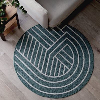 Round Anilyah 129cm X 129cm Area Rug