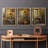 Floral Study  Series  CLXIX  -Set Of 3 Framed Giclee Prints -Ready to Hang-1526493587-1526493589