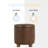 Brown Faux Leather