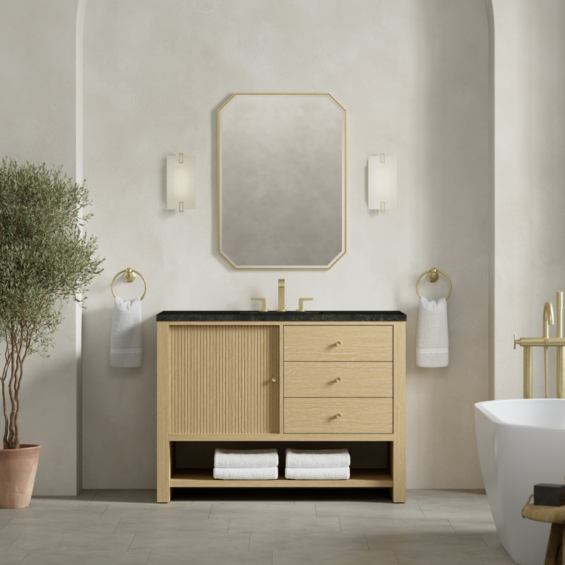 Marigot 48 in. Handmade Single Vanity, Phantome Eclos, 8" Widespread