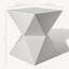 Multi-Plane Occasional Table hand-moulded in Lime Plaster