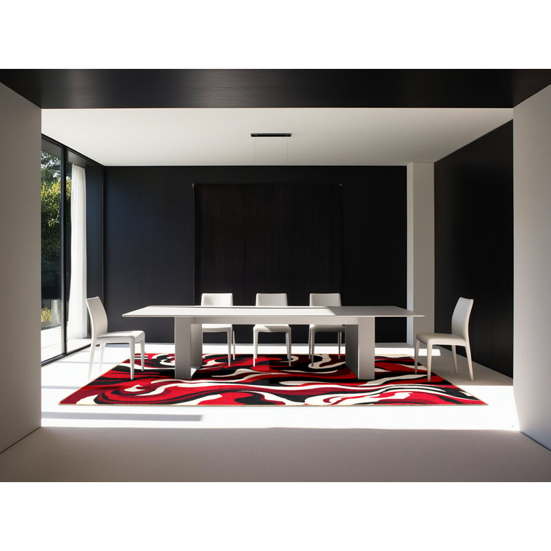 Ruby Drift Rug, Rectangle 6' x 9'