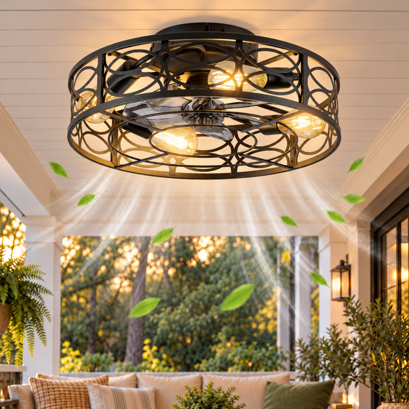 20 " Ceiling Fan, Grey