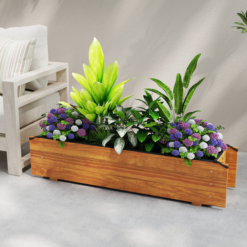 Lit de jardin surélevé en bois Kristy