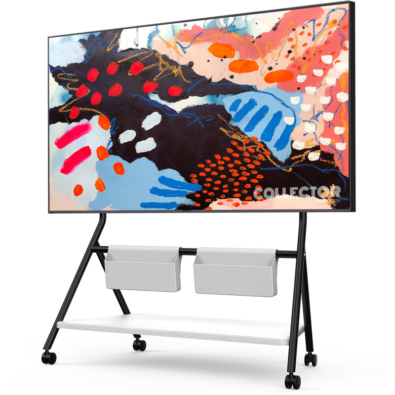 Meuble télé Abigayl, Noir, 55" - 78"