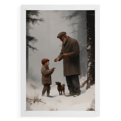 Art des Fêtes de Noël - série 2-CDxxxi - impression sur toile seulement - non encadrée