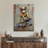 " Dog on Skateboard " Mixed Media Painting