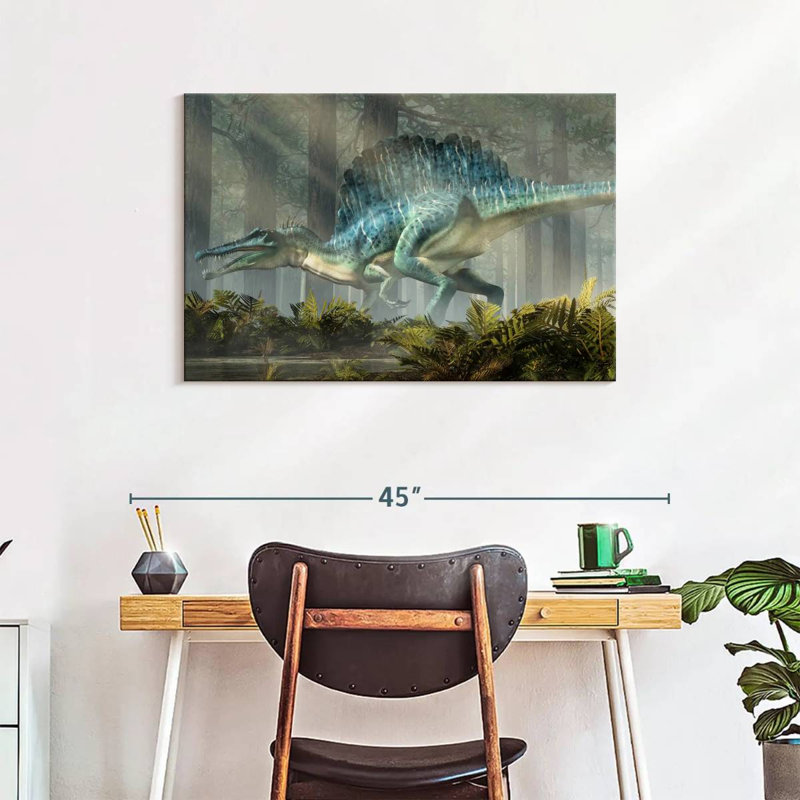 Crowle Panoramic Spinosaurus, 24" H x 36" W