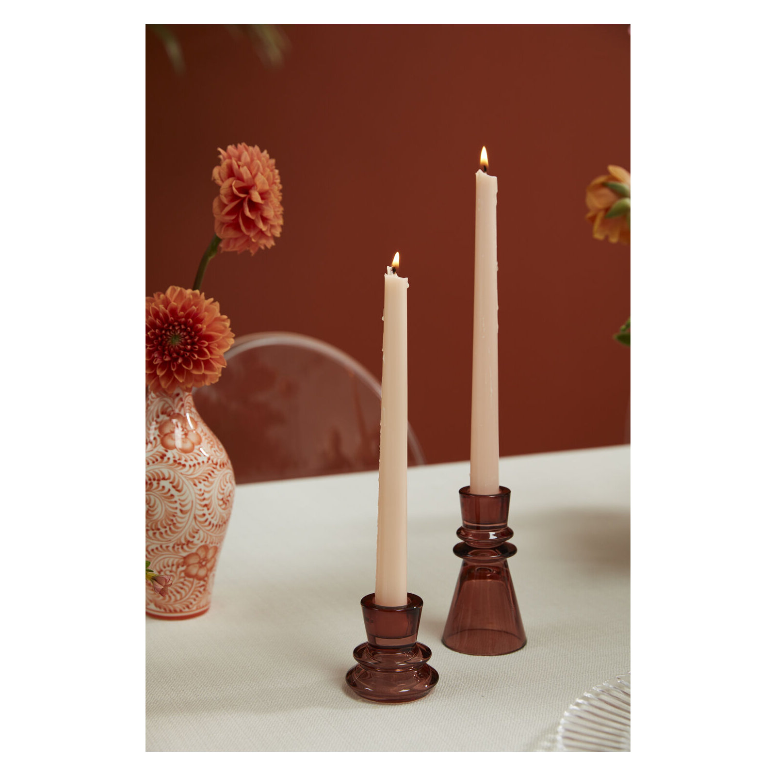 2.25'' H Glass Tabletop Candlestick