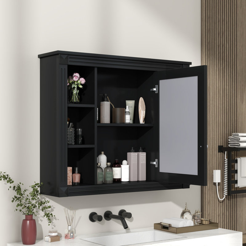 Armoire de salle de bain moderne avec miroir 35 po x 28 po - Unité de rangement élégante et fonctionnelle avec style