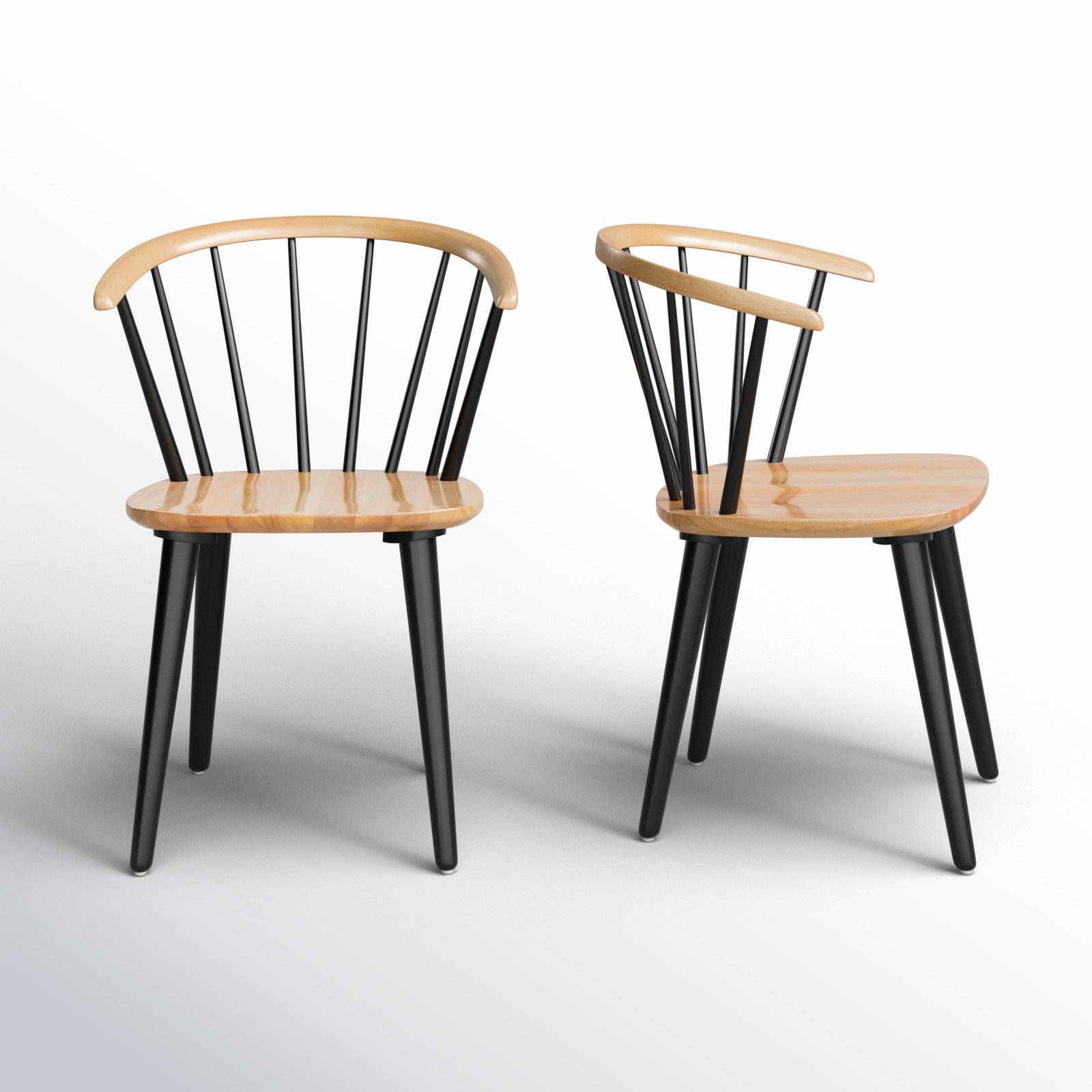 Sheffield Dining Chair, Natural/Black