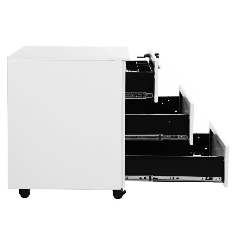 Mcwhirter 39cm Wide 3 -Drawer Mobile File Cabinet