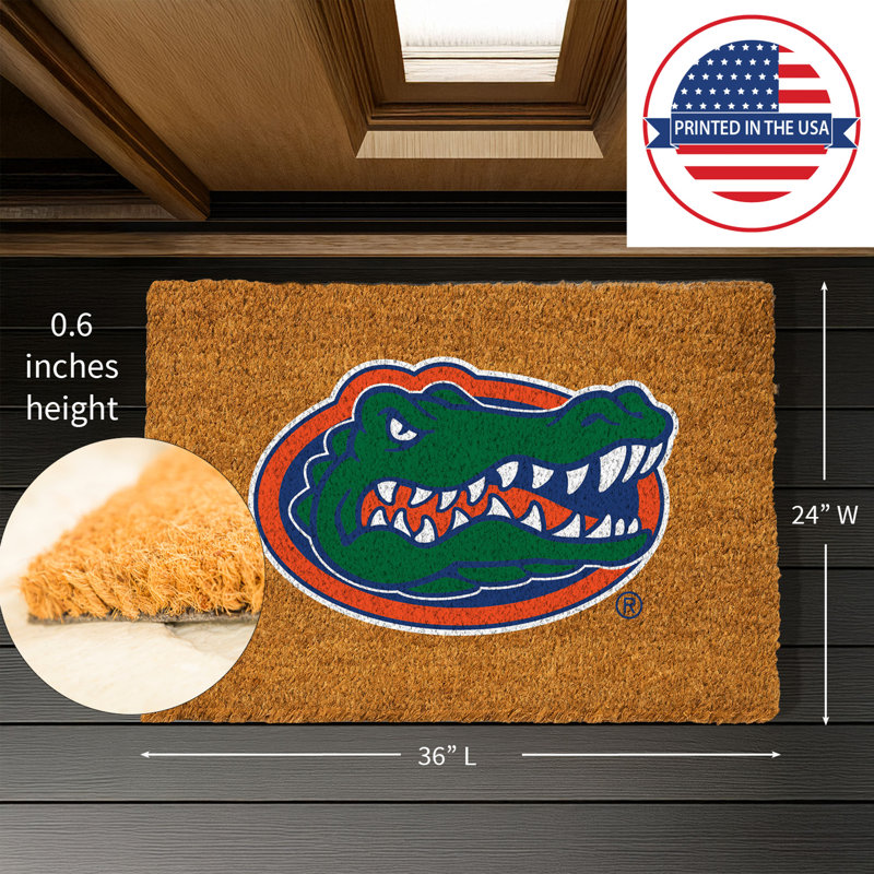 University of Florida Large Full Color Coir Mat, 36"x24"