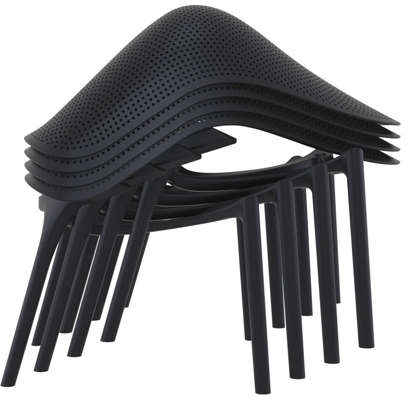 Chaise de patio Farrah, Noir