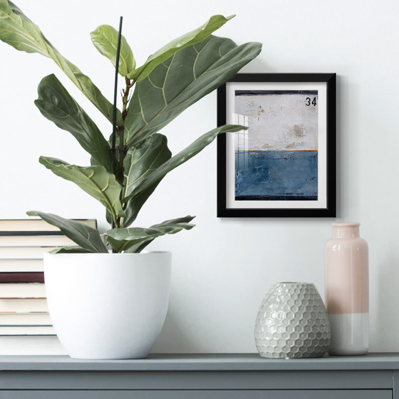 Take 34 -Framed Print, 28.5" H x 20.5" W, Black
