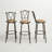 Basche Swivel Upholstered Microfiber / Microsuede Adjustable Height Counter Stool with Iron Frame