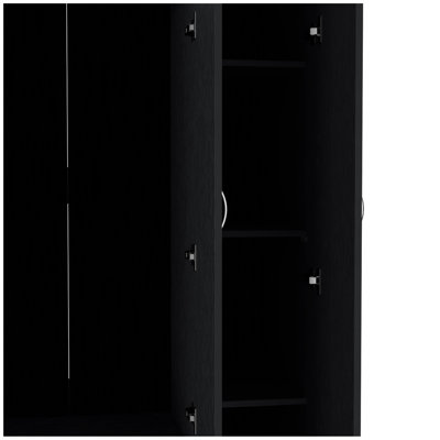 Armoire 3 portes avec tringle Augusta