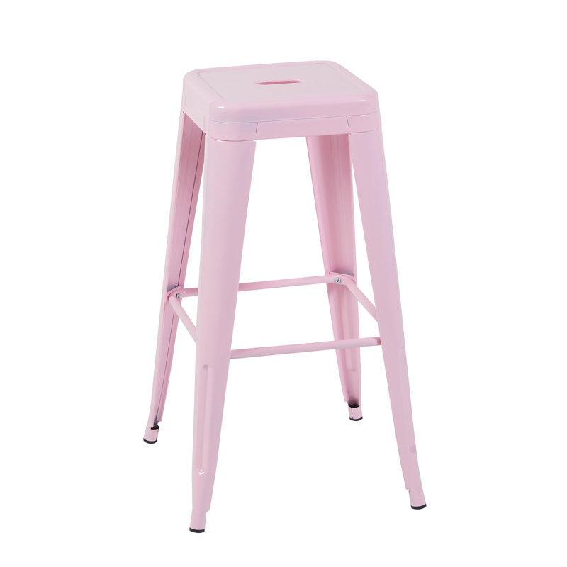 Tabouret à hauteur de comptoir 30 pouces, Rose, Bar Stool (30" Seat Height)