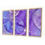 «Mauve et bleu liquide fuchsia», reproduction d'art sur toile 3 pièces-316420901-316420907