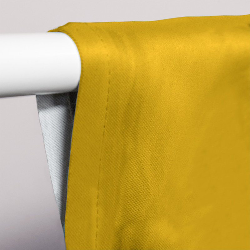 Mississippi Rebellion Sateen Room Darkening Curtain Single Panel, Yellow/Blue/Navy