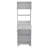 79" White Pantry Cabinet with Three Shelves