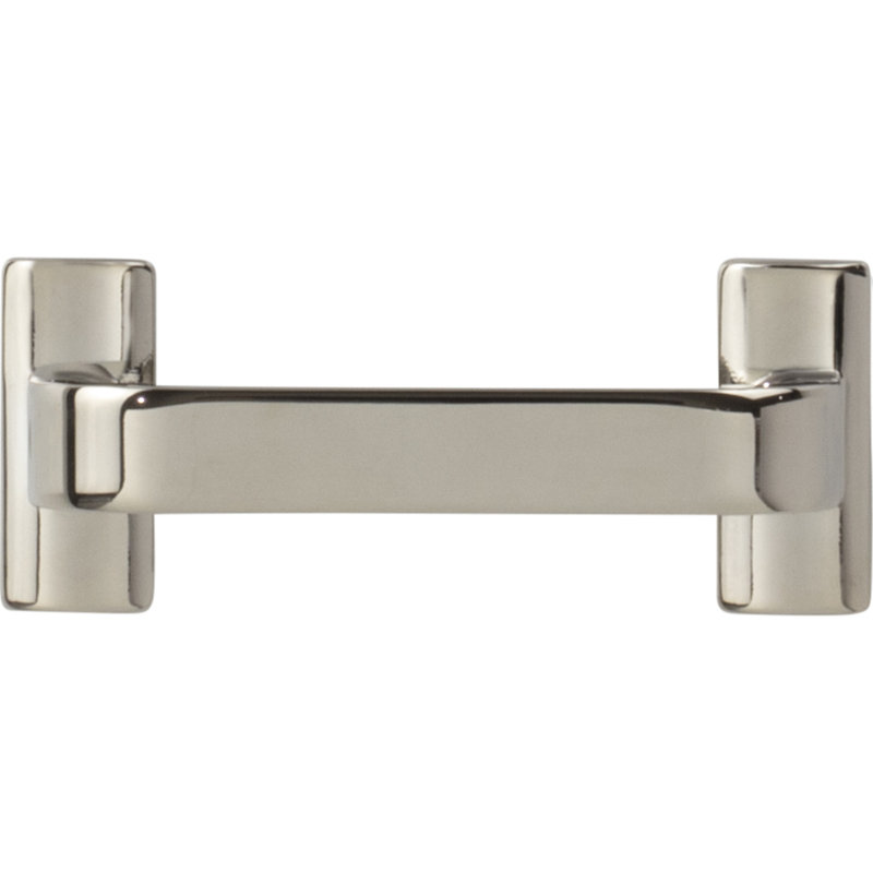 Harrison Bar Pull, Polished Nickel, 2 1/2" Center to Center